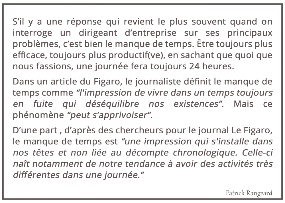 Le temps file à toute vitesse ! Est-ce juste une impression ? Le temps file à toute vitesse ! Est-ce juste une impression ?